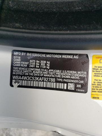 WBA4W3C53KAF92788 BMW 430I