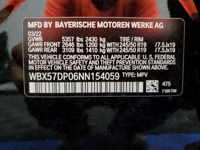 WBX57DP06NN154059 BMW X3 Xdrive30i