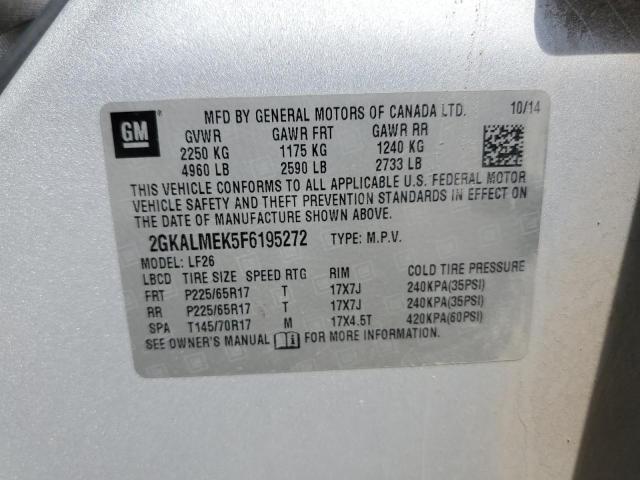 2GKALMEK5F6195272 GMC Terrain Sle