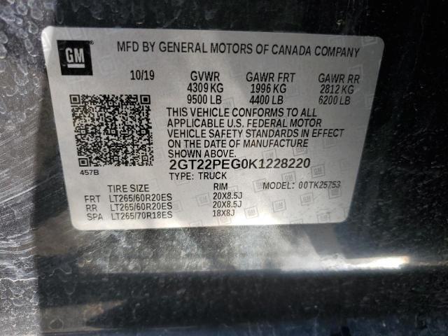 2GT22PEG0K1228220 GMC Sierra K2500 Sle