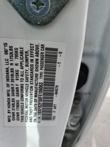 19XFB2F50FE106063 Honda Civic Lx