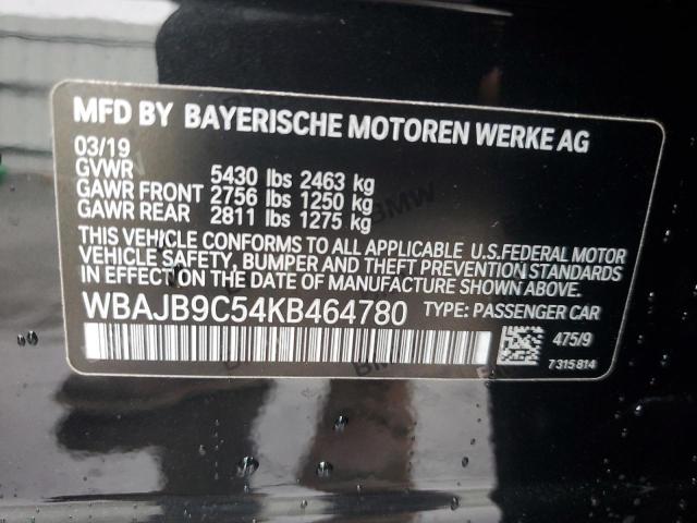 WBAJB9C54KB464780 BMW M550xi