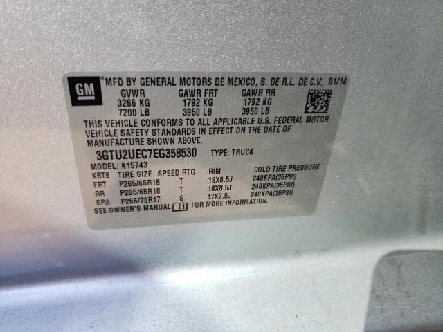 3GTU2UEC7EG358530 GMC Sierra K1500 Sle