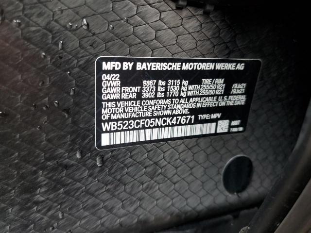 WB523CF05NCK47671 BMW Ix Xdrive50