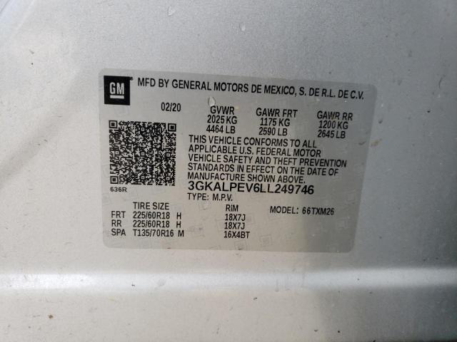 3GKALPEV6LL249746 GMC Terrain Slt