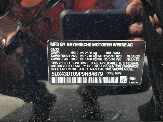 5UX43DT09P9N64679 BMW X4 M40i