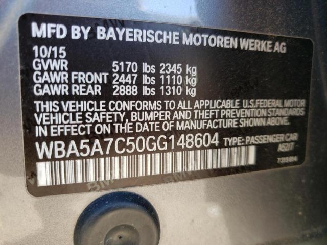 WBA5A7C50GG148604 BMW 528 XI