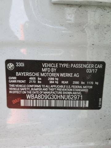WBA8D9G30HNU62971 BMW 330 XI