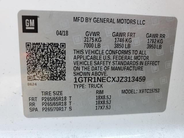 1GTR1NECXJZ313459 GMC Sierra C1500 Slt