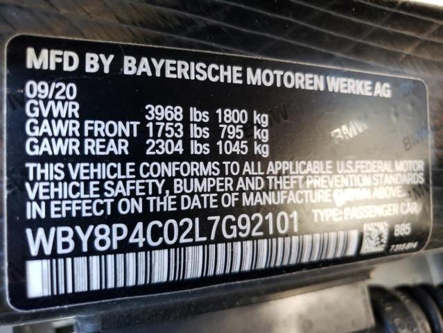 WBY8P4C02L7G92101 BMW I3 REX