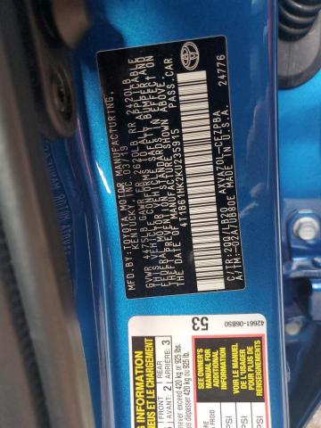 4T1B61HK2KU235915 Toyota CAMRY XSE