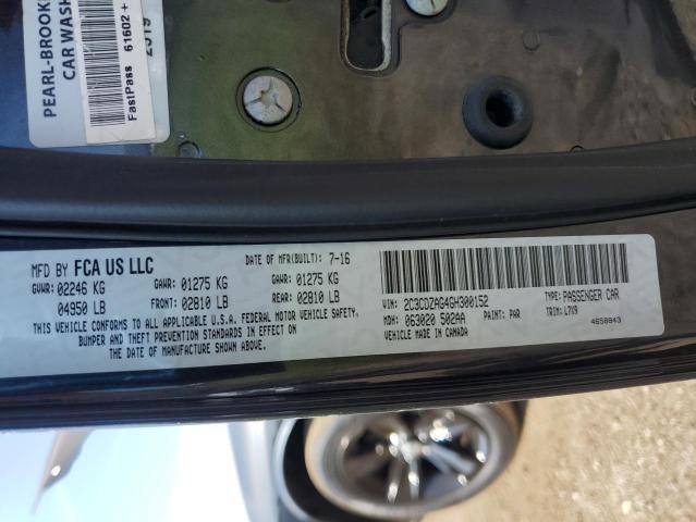 2C3CDZAG4GH300152 Dodge Challenger Sxt