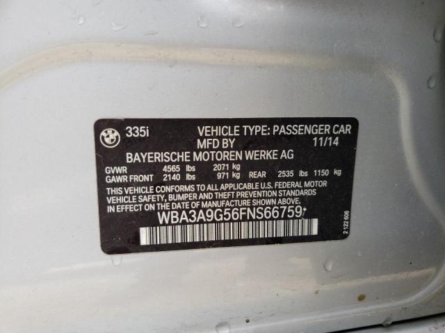 WBA3A9G56FNS66759 BMW 335 I