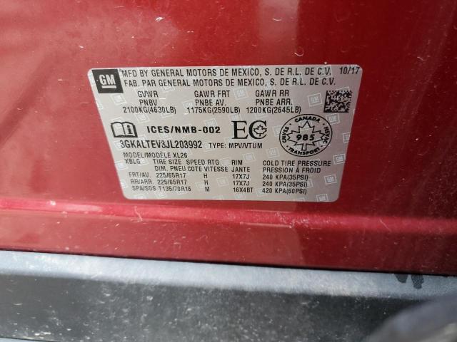 3GKALTEV3JL203992 GMC Terrain Sle