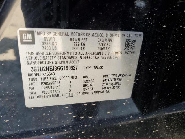 3GTU2NEJ8GG160627 GMC Sierra K1500 Slt