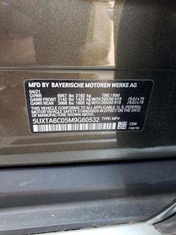 5UXTA6C05M9G60532 BMW X5 Xdrive45e
