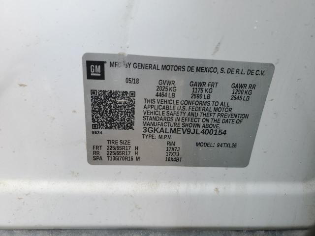 3GKALMEV9JL400154 GMC Terrain Sle