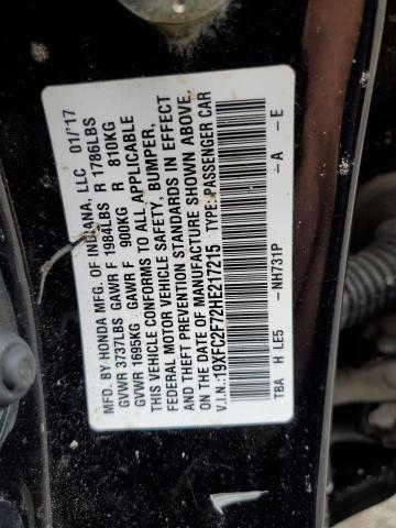 19XFC2F72HE217215 Honda CIVIC EX