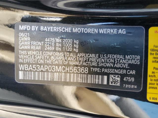 WBA53AP03MCH56368 BMW 430I