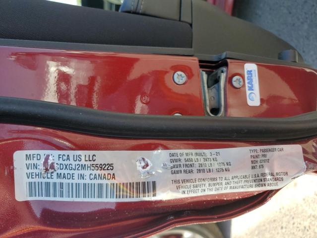 2C3CDXGJ2MH559225 Dodge Charger Scat Pack