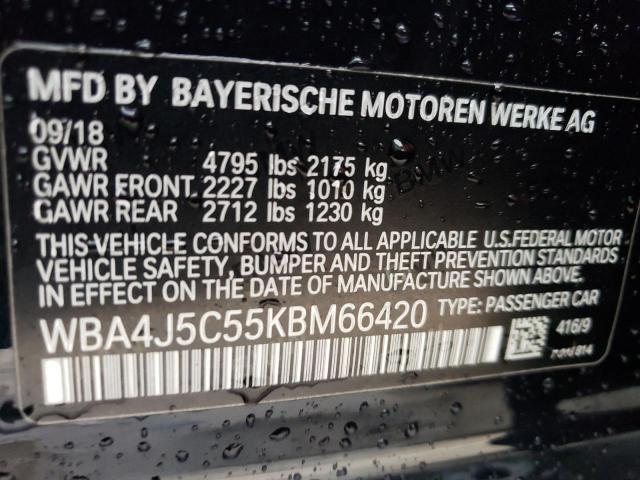 WBA4J5C55KBM66420 BMW 440i Gran Coupe