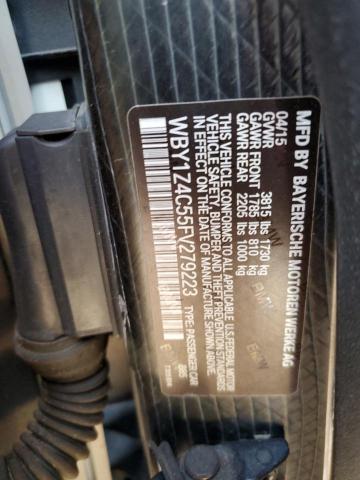 WBY1Z4C55FV279223 BMW I3 REX