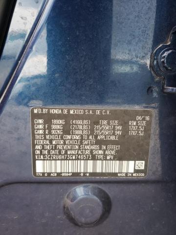 3CZRU6H73GM746573 Honda Hr-v Exl
