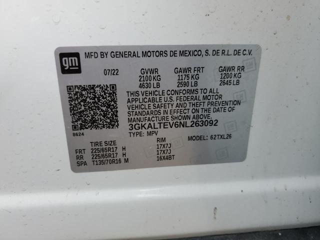 3GKALTEV6NL263092 GMC Terrain Sle