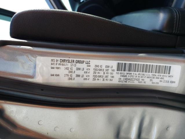 1C4RDHAG2EC374525 Dodge Durango Sxt