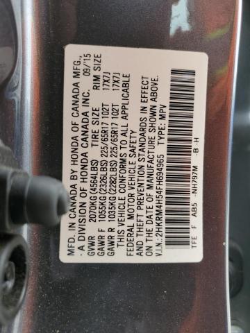 2HKRM4H54FH694965 Honda CR-V EX
