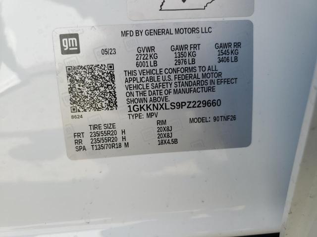 1GKKNXLS9PZ229660 GMC Acadia Denali