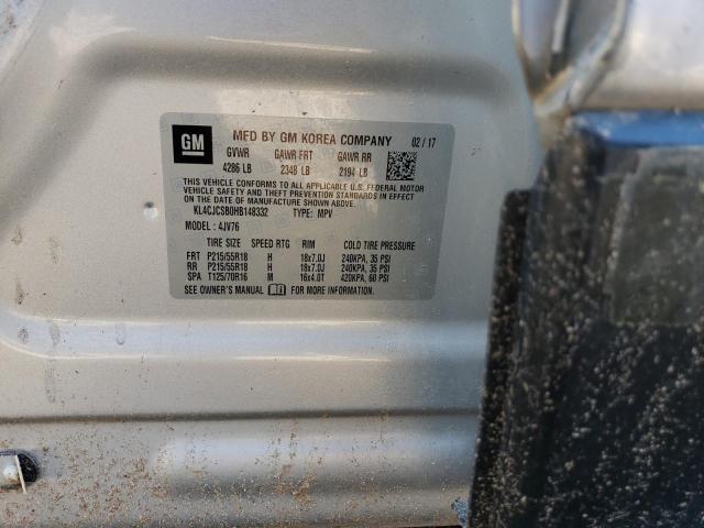 KL4CJCSB0HB148332 Buick Encore Essence