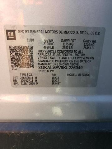 3GKALVEV8KL226049 GMC Terrain Slt