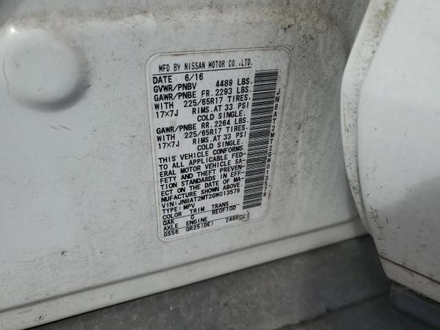 JN8AT2MT2GW013579 Nissan ROGUE S