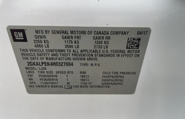 2GKALPEK4H6327684 GMC Terrain Slt