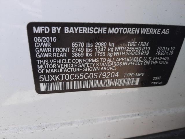 5UXKT0C55G0S79204 BMW X5 Xdr40e