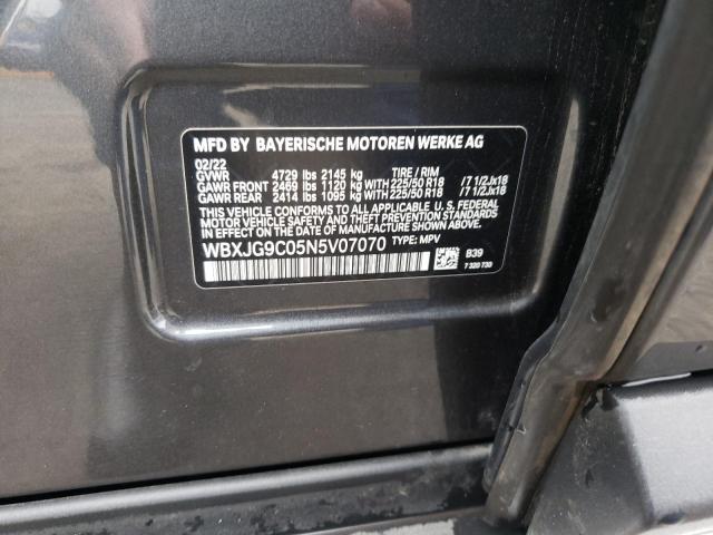 WBXJG9C05N5V07070 BMW X1 Xdrive28i
