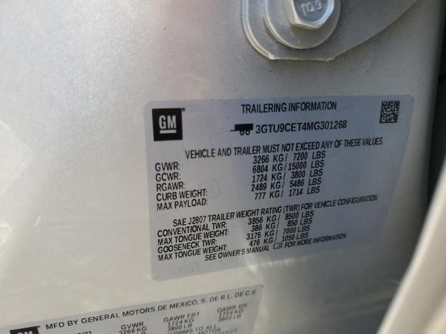 3GTU9CET4MG301268 GMC Sierra K1500 Elevation