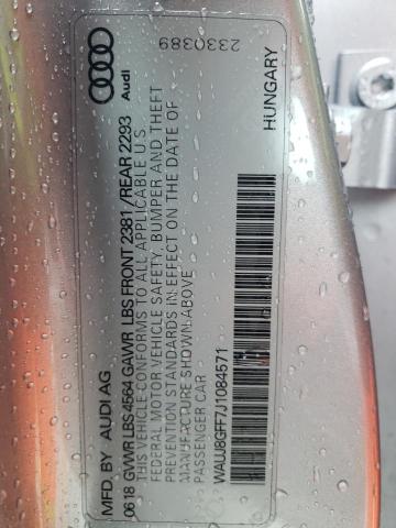WAUJ8GFF7J1084571 Audi A3 Premium Plus