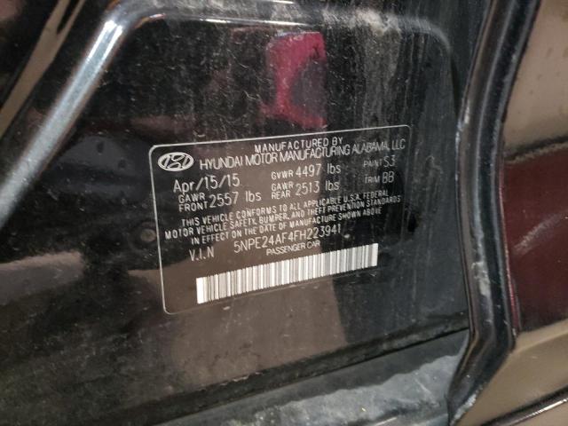 5NPE24AF4FH223941 Hyundai SONATA SE
