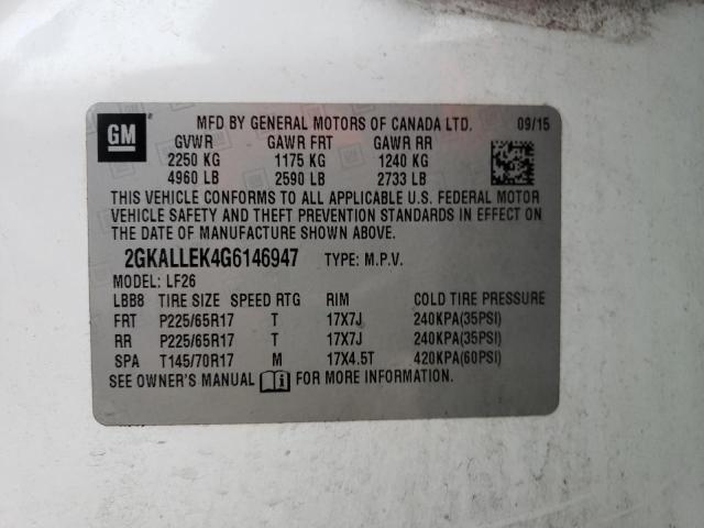 2GKALLEK4G6146947 GMC TERRAIN SL