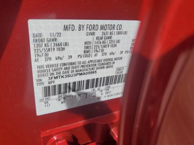 3FMTK3SU3PMA05995 Ford Mustang Mach-e Premium