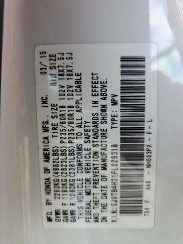 5J8TB4H31FL029318 Acura RDX