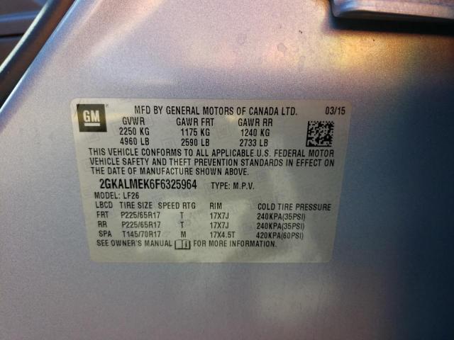 2GKALMEK6F6325964 GMC Terrain Sle