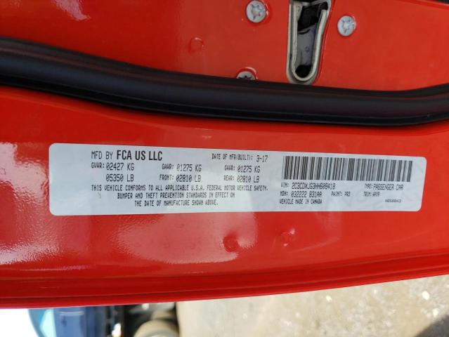 2C3CDXJG3HH608418 Dodge Charger Sxt