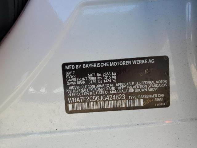 WBA7F2C56JG424823 BMW 750 Xi