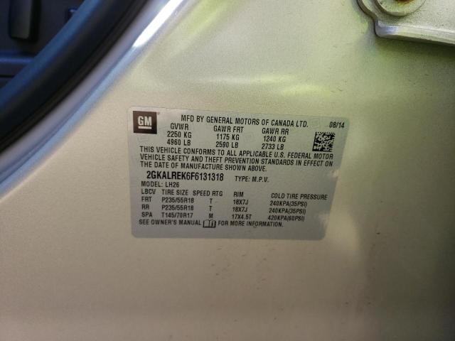 2GKALREK6F6131318 GMC Terrain Sle