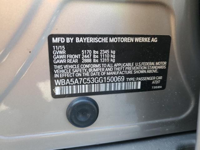 WBA5A7C53GG150069 BMW 528 XI