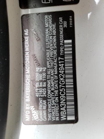 WBA3N9C57GK249417 BMW 428 XI