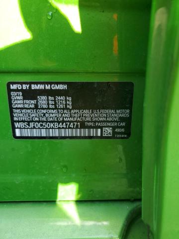 WBSJF0C50KB447471 BMW M5